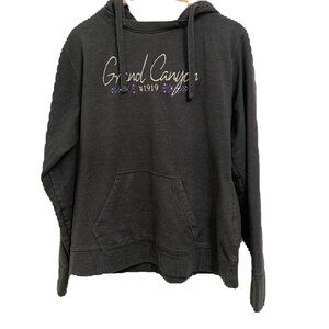 Grand Canyon 2X Grey Hoodie Kangaroo Pouch UNISEX